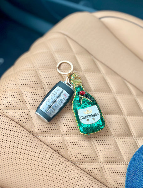 Champagne Keychain