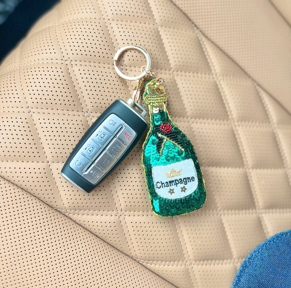 Champagne Keychain