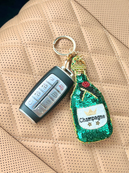 Champagne Keychain