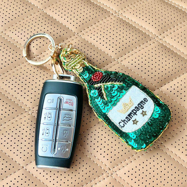 Champagne Keychain