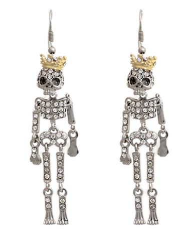 Skeleton Earrings - Skull & Halloween Earrings